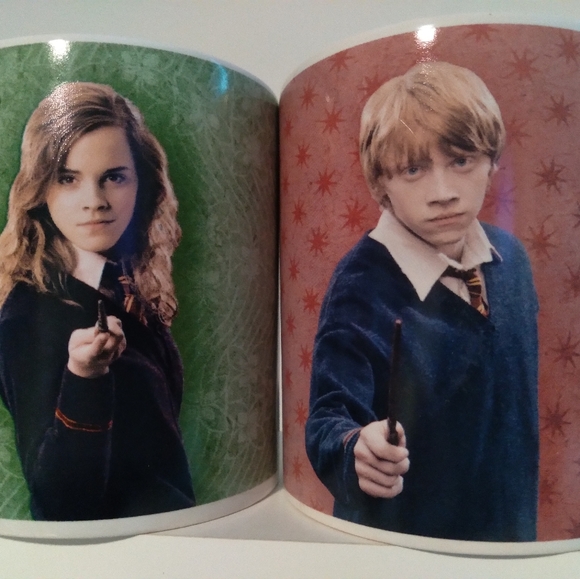 4PC HARRY POTTER Coffee Mug Set (Hermione Granger, Ronald Weasley & Dumbledore) - Picture 4 of 9